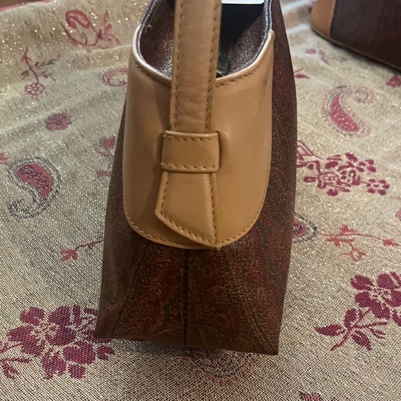 Etro Milano BB mini paisley coated canvas and veschetta leather - Picture 5 of 11